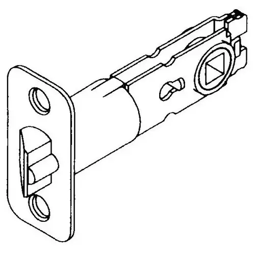 1" Face Round Adjustable Deadbolt for D100 Series Bright Brass Finish