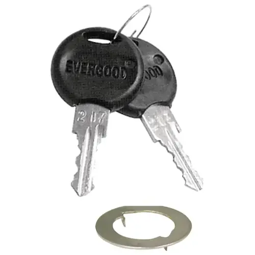 Cam Lock, 19 mm (3/4") Keyed Cabinet Locks - SC Series, Keyed different Chrome Cam Lock, 19 mm (3/4") Keyed Cabinet Locks - SC Series, Keyed different Chrome