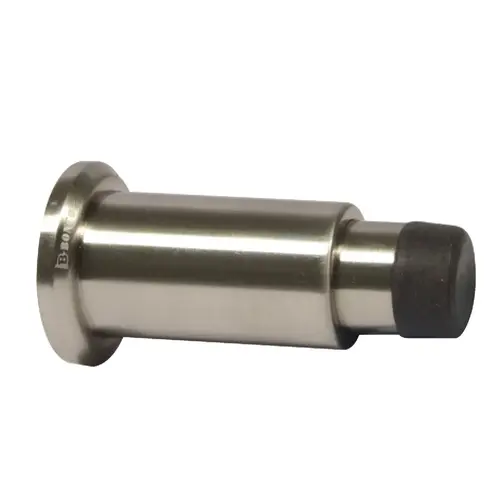 Door Stop, Wall Mounted, Overall Projection Adjustable 68-98 mm, Brass, Rubber Buffer Concealed fixing, Satin chrome satin-finish, Chrome plated Door Stop, Wall Mounted, Overall Projection Adjustable 68-98 mm, Brass, Rubber Buffer Concealed fixing, Satin chrome satin-finish, Chrome plated