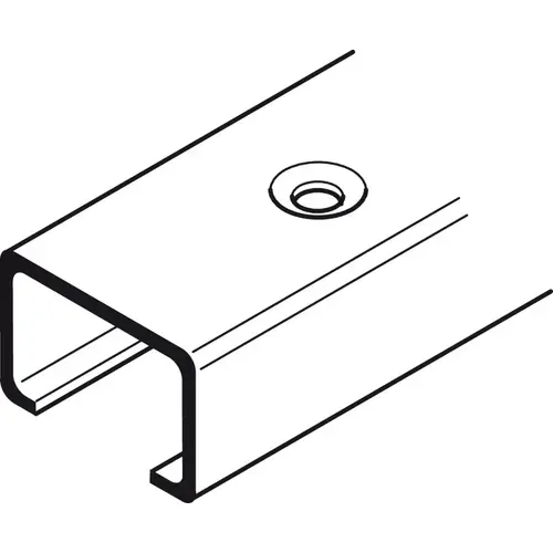 Upper Guide Channel, Pre-Drilled 9' 10 1/8" Straightaway 180, 3 m Length Upper Guide Channel, Pre-Drilled 9' 10 1/8" Straightaway 180, 3 m Length