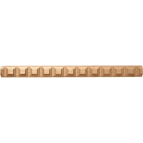 Moulding, Dentil 15/16" x 11/32" x 96" (H x D x L) Cherry Cherry Moulding, Dentil 15/16" x 11/32" x 96" (H x D x L) Cherry Cherry