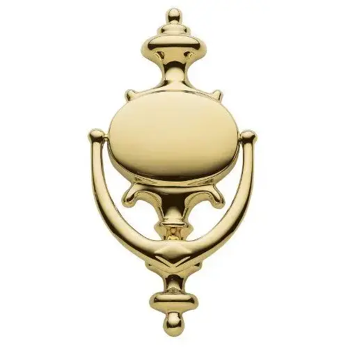 Imperial Door Knocker Unlacquered Brass Finish Imperial Door Knocker Unlacquered Brass Finish