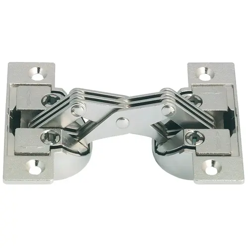 Miter Hinge, Gs 45/90, 135 Degree Opening Angle, Zinc Alloy And Steel Material, Nickel Plated Finish, For Wood Doors And Flaps