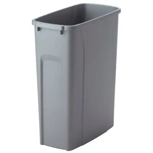 Replacement Waste Bin, for KV Pull Out Units 50 qts Frosted nickel, 50 qt. Gray, frosted, Nickel plated Replacement Waste Bin, for KV Pull Out Units 50 qts Frosted nickel, 50 qt. Gray, frosted, Nickel plated