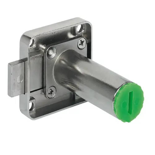 Deadbolt Rim Lock, Backset 25 mm (1"), Symo 3000 Drawer version For combination with Symo cylinder removable core, Drawer version Nickel plated