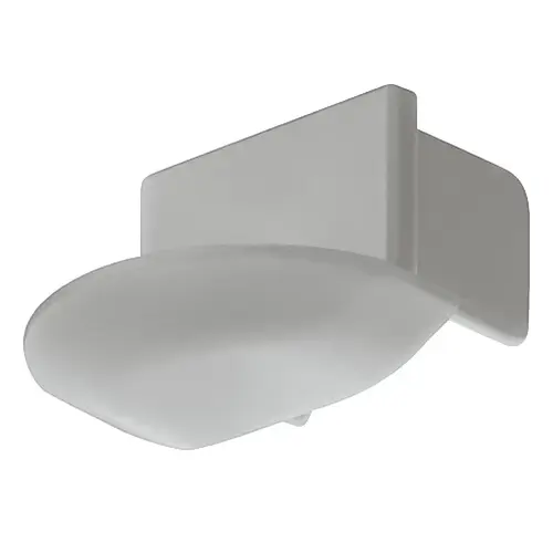 End Cap, For Recessed Extrusion for Loox Profile 1191, Plastic, Silver colored Silver colored Pair End Cap, For Recessed Extrusion for Loox Profile 1191, Plastic, Silver colored Silver colored Pair