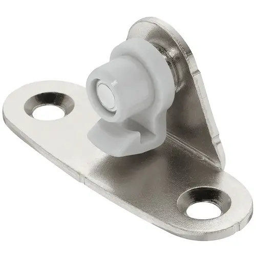 DUO/MAXI Door Bracket, for Doors Made of Wood or with Aluminum Frame 45 mm For chipboard screws For wooden flaps or flaps with aluminum frame, from frame width 45 mm, nickel plated, installation: For chipboard screws Nickel plated