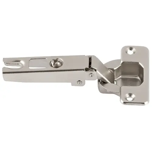 Slide-On Concealed Hinge, Hafele Metalla A 110 degree , full overlay mounting For standard application, Drilling pattern 45/9.5 Nickel plated Slide-On Concealed Hinge, Hafele Metalla A 110 degree , full overlay mounting For standard application, Drilling pattern 45/9.5 Nickel plated