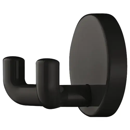 Wardrobe Hook, HEWI, Polyamide, Round Rose 44 mm 50 mm Wide range of colors, Depth: 44 mm, glossy jet black Jet black, glossy Wardrobe Hook, HEWI, Polyamide, Round Rose 44 mm 50 mm Wide range of colors, Depth: 44 mm, glossy jet black Jet black, glossy