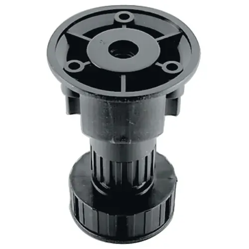 Base Cabinet Leveler, 2-part, diameter 28 mm 4" Includes mounting plate, 100 mm (4") Black Base Cabinet Leveler, 2-part, diameter 28 mm 4" Includes mounting plate, 100 mm (4") Black