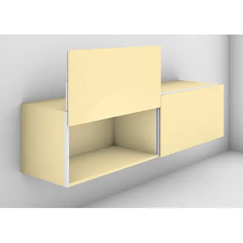 Vertical Sliding Door Hardware, Finetta F-Line32 23A 480 mm 6 - 8 kg 900 mm For one door, Cabinet height: 18 7/8", door width: 35 7/16", door weight: 13.2-17.6 lbs Vertical Sliding Door Hardware, Finetta F-Line32 23A 480 mm 6 - 8 kg 900 mm For one door, Cabinet height: 18 7/8", door width: 35 7/16", door weight: 13.2-17.6 lbs