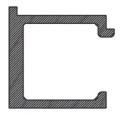 CRL-U. S. Aluminum Custom KYNAR Paint 1/4 Half Bay Butt Glaze Adaptor - 24-2 Stock Length 0G25271 CRL-U. S. Aluminum Custom KYNAR Paint 1/4 Half Bay Butt Glaze Adaptor - 24-2 Stock Length 0G25271