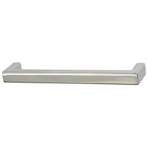 Handle, Zinc 128 136.5 x 27 mm TAG Hardware Modern Collection, polished chrome; 128 CTC Chrome plated, polished Handle, Zinc 128 136.5 x 27 mm TAG Hardware Modern Collection, polished chrome; 128 CTC Chrome plated, polished