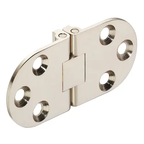 Self-Supporting Hinge, for Folding and Sewing Machine Tables Polished nickel Nickel plated, Polished nickel Self-Supporting Hinge, for Folding and Sewing Machine Tables Polished nickel Nickel plated, Polished nickel