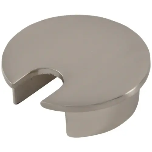 Metal Cable Grommet, One-Piece, Round, diameter 40 mm For workplace organization, Brushed nickel, with 12 x 15 mm opening brushed, Nickel plated Metal Cable Grommet, One-Piece, Round, diameter 40 mm For workplace organization, Brushed nickel, with 12 x 15 mm opening brushed, Nickel plated