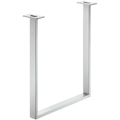 Table Leg Frame, Screw mounted Steel, silver, profile 60 x 20 mm Silver Table Leg Frame, Screw mounted Steel, silver, profile 60 x 20 mm Silver