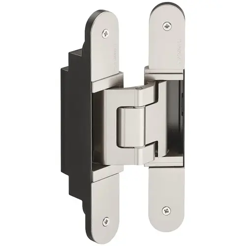 Concealed Hinge, TECTUS TE 540 3D A8 125 3D adjustable, size 200 mm, Satin nickel look satin-finish, Nickel plated Concealed Hinge, TECTUS TE 540 3D A8 125 3D adjustable, size 200 mm, Satin nickel look satin-finish, Nickel plated