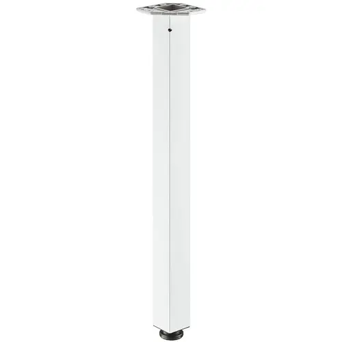 Table Leg, Square, diameter 60 mm Steel White steel White Table Leg, Square, diameter 60 mm Steel White steel White