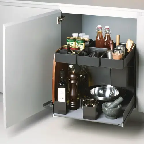 Base Unit Pull-Out, Kitchen Tower 600 anthracite Anthracite Base Unit Pull-Out, Kitchen Tower 600 anthracite Anthracite