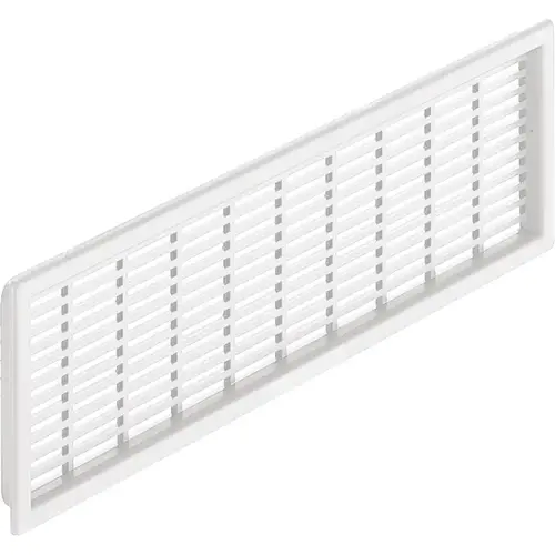 Ventilation grill, 60 cm Vent Area (9") 227 mm Length, White White Ventilation grill, 60 cm Vent Area (9") 227 mm Length, White White