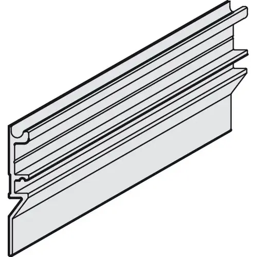 Mounting Rail, High, Pre-Drilled, Width 8 mm 3,000 mm for Hafele Slido D-Line11, length 3000 mm Silver colored, anodized Mounting Rail, High, Pre-Drilled, Width 8 mm 3,000 mm for Hafele Slido D-Line11, length 3000 mm Silver colored, anodized