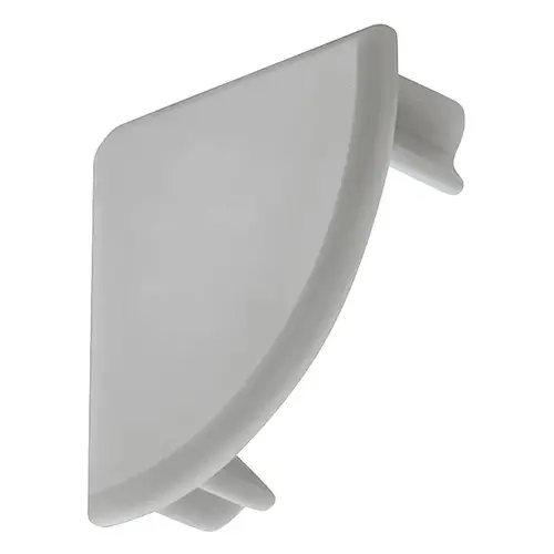 End Cap, for Hafele Loox profile 2195 Plastic, Silver colored Silver colored Pair End Cap, for Hafele Loox profile 2195 Plastic, Silver colored Silver colored Pair