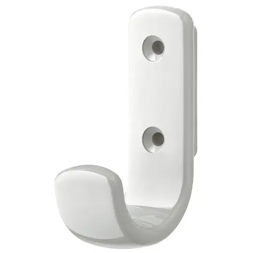 Coat Hook, HEWI, Polyamide, 75 x 24 mm (H x W) 47 mm 72 mm Without spacer Coat hook, wide range of colors, Pure white, without spacer Pure white, glossy Coat Hook, HEWI, Polyamide, 75 x 24 mm (H x W) 47 mm 72 mm Without spacer Coat hook, wide range of colors, Pure white, without spacer Pure white, glossy