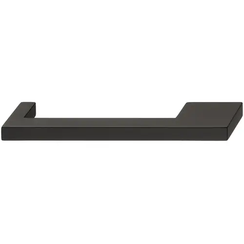 Handle, Zinc, 128/160 mm CTC Nouveau Collection, Matt black Traffic black, RAL 9017, lacquered, matt Handle, Zinc, 128/160 mm CTC Nouveau Collection, Matt black Traffic black, RAL 9017, lacquered, matt