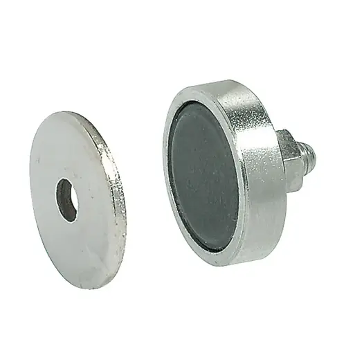 Magnetic Catch, 3 kg Pull, M5 Thread For metal cabinets, magnet including counterplate Magnetic Catch, 3 kg Pull, M5 Thread For metal cabinets, magnet including counterplate