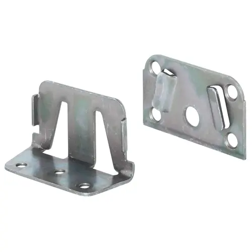 Double Fitting, for Beds with Central Tie-Bar Removable, Blue galvanized