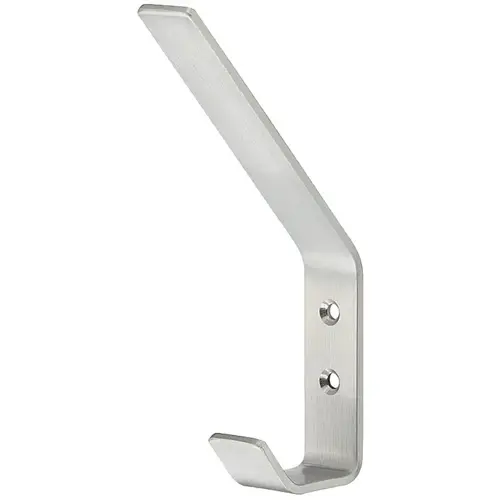 Coat Hook, Matt, Stainless Steel 72 mm 140 mm Hat and coat hook, 20 x 72 x 140 mm (WxDxH) matt brushed Coat Hook, Matt, Stainless Steel 72 mm 140 mm Hat and coat hook, 20 x 72 x 140 mm (WxDxH) matt brushed