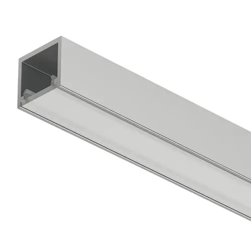 Aluminum Profle, Hafele Loox5 Profile 2102, for LED strip lights Internal width 11 mm (7/16") Silver 98 1/2" Length Aluminum Profle, Hafele Loox5 Profile 2102, for LED strip lights Internal width 11 mm (7/16") Silver 98 1/2" Length