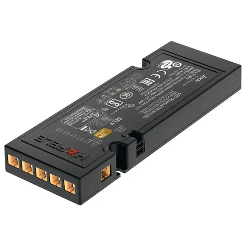 LED Driver, 12 V Constant -10-40 degree C 140 x 50 x 16 mm 0.86 20 W 0.13 W 0.13 W 94 g Parallel connection, with switching function, wattage: 20 W Black