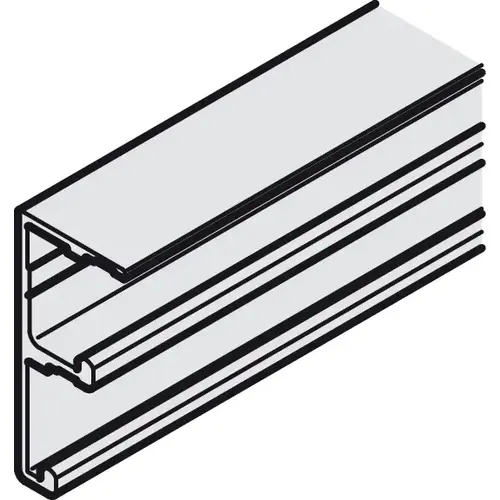 Double Lower Running Track, HAWA Combino 20/35 H VF 11' 5 13/16" for Hawa Combino VF, 3.5 m Silver colored, anodized Double Lower Running Track, HAWA Combino 20/35 H VF 11' 5 13/16" for Hawa Combino VF, 3.5 m Silver colored, anodized