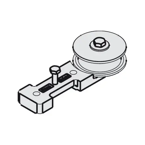 Guide Pulley Wheel, with Mounting Screws for Hawa Telescopic, Short Guide Pulley Wheel, with Mounting Screws for Hawa Telescopic, Short