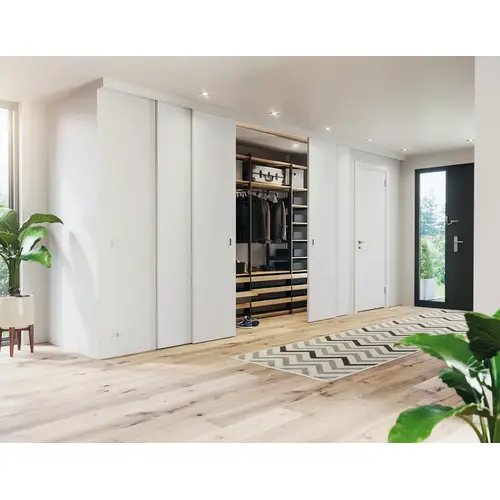 Sliding Door Hardware, HAWA Telescopic 40/4, set Top Hung System, for 4-leaf sliding doors Sliding Door Hardware, HAWA Telescopic 40/4, set Top Hung System, for 4-leaf sliding doors