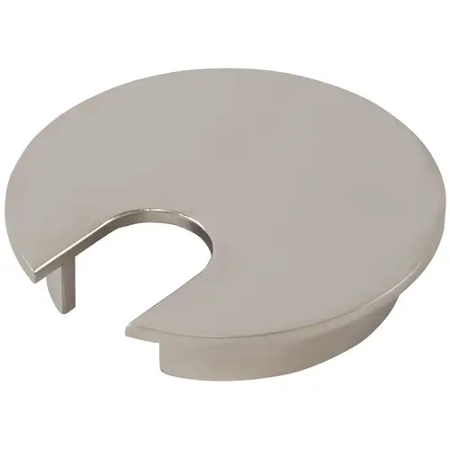 Metal Cable Grommet, One-Piece, Round, diameter 63 mm For workplace organization, Matt nickel matt, Nickel plated Metal Cable Grommet, One-Piece, Round, diameter 63 mm For workplace organization, Matt nickel matt, Nickel plated