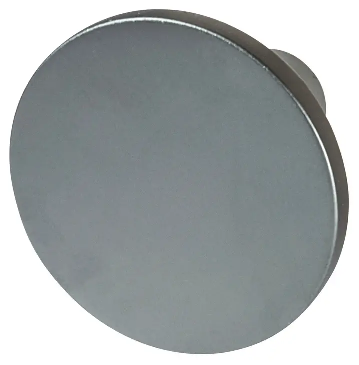 Hafele Knob Elite Zinc alloy Slate gray Height: 20.5 mm Knob diameter: 28.5 mm Slate gray 111.95.175