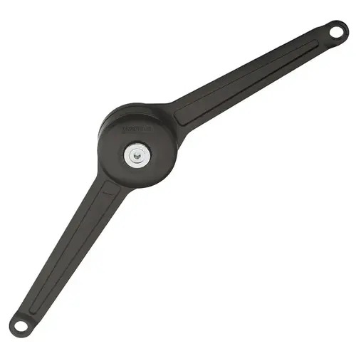 Lid stay/flap stay, Duo Forte, Individual Component For wooden flaps or flaps with aluminum frame, black Black Lid stay/flap stay, Duo Forte, Individual Component For wooden flaps or flaps with aluminum frame, black Black