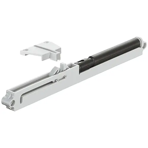 Soft Closer Mechanism, for Wood or Metal Boxes With follower 16 mm, e.g. Blum Metabox For metal box systems Light gray and black Soft Closer Mechanism, for Wood or Metal Boxes With follower 16 mm, e.g. Blum Metabox For metal box systems Light gray and black