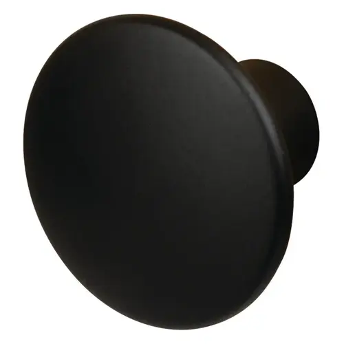 Knob Zinc alloy, matt, Black, Height: 22 mm, Knob diameter: 32 mm Black, matt Knob Zinc alloy, matt, Black, Height: 22 mm, Knob diameter: 32 mm Black, matt