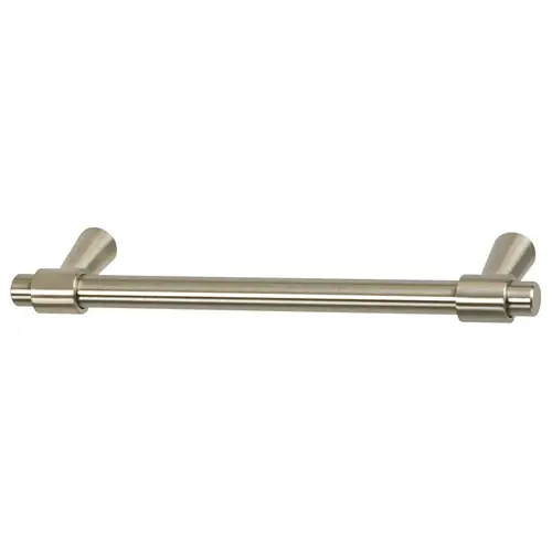 Handle, Zinc 224 252 x 33 mm Destine Collection, Satin nickel, 224 mm CTC Nickel plated, satin-finish Handle, Zinc 224 252 x 33 mm Destine Collection, Satin nickel, 224 mm CTC Nickel plated, satin-finish