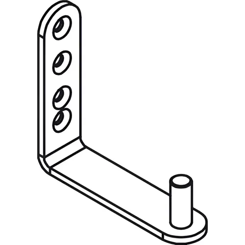 Lower Pivot for Wall Mounting, Slido Classic Bifold 30