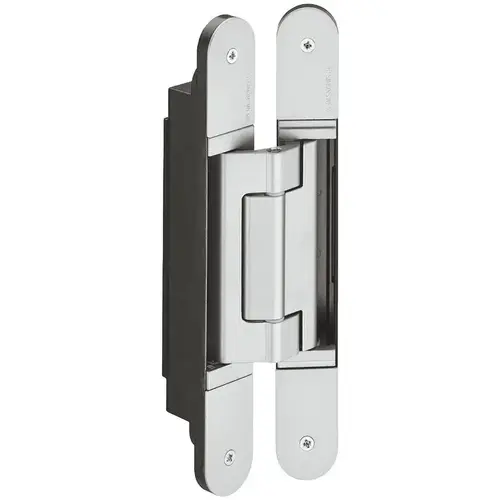 Concealed Hinge, TECTUS TE 640 3D 124 concealed, 3D adjustable, size 240 mm, Satin chrome look Chrome colored, satin-finish, powder coated Concealed Hinge, TECTUS TE 640 3D 124 concealed, 3D adjustable, size 240 mm, Satin chrome look Chrome colored, satin-finish, powder coated