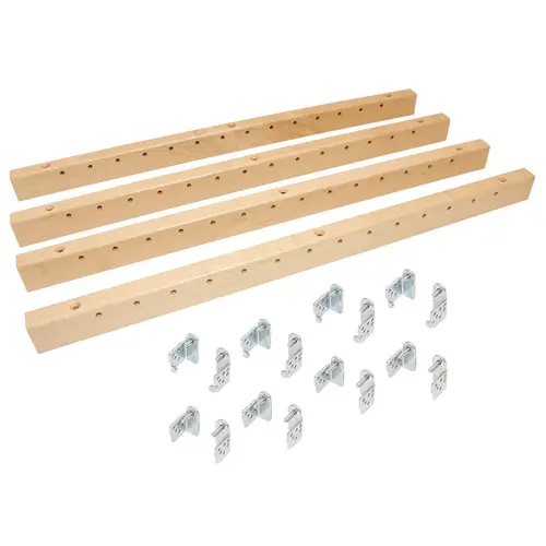 Pilaster X-Series Bracket System Kits, Standard Height 20 7/8" 1 1/4" Plywood, 1 1/4" width, 7/8" depth, single pack