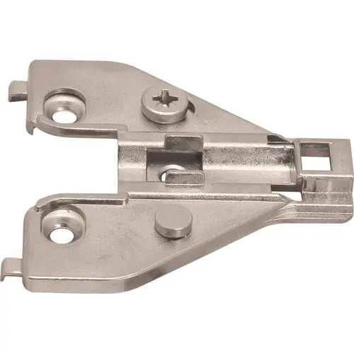 Mounting Plate, Face Frame, for Clip-On Hinges 0 mm Height: 0, mounting: 5/8" overlay Nickel plated