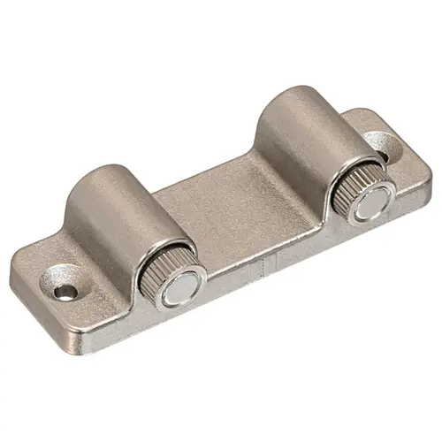 Magnetic Double Catch, with Adjustable Magnets Holding power approximately 2 kg (4.4 lbs), Matt nickel Nickel-plated