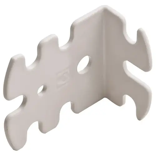 Universal Connecting Bracket, for 32 mm Series Holes Steel, White epoxy coated powder coated Universal Connecting Bracket, for 32 mm Series Holes Steel, White epoxy coated powder coated