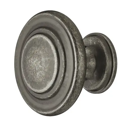 Knob Zinc alloy, Pewter effect, Height: 25 mm, Knob diameter: 34 mm Pewter effect Knob Zinc alloy, Pewter effect, Height: 25 mm, Knob diameter: 34 mm Pewter effect