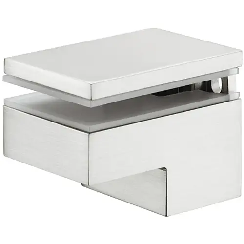 Glass Shelf Support, Zinc, 6 - 25mm Glass Thickness White aluminum, RAL 9006 Aluminum colored Glass Shelf Support, Zinc, 6 - 25mm Glass Thickness White aluminum, RAL 9006 Aluminum colored